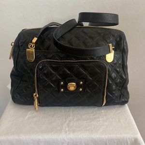 Marc Jacobs Quilted Black Shoulder Handbag